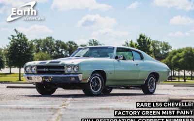 1970 Chevrolet Chevelle SS LS6 Numbers Matching