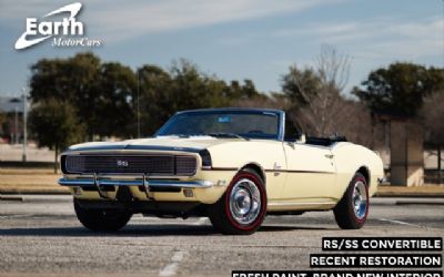 1968 Chevrolet Camaro RS/SS 396 Convertible #'s Matching