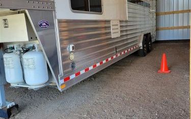 Photo of a 2017 Elite Trailer MFG Three Horse Gooseneck With Living Quarters Horse Trailer for sale