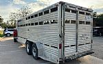 1992 Gooseneck Horse Stock Trailer Thumbnail 2