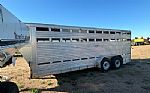 1992 Gooseneck Horse Stock Trailer Thumbnail 3