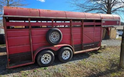 Photo of a 1994 Ponderosa Stock Livestock Trailer Horse Trailer for sale