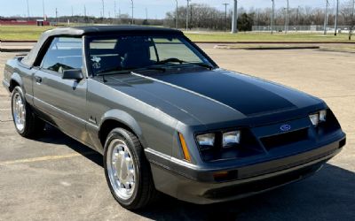 Photo of a 1986 Ford Mustang Convertible for sale