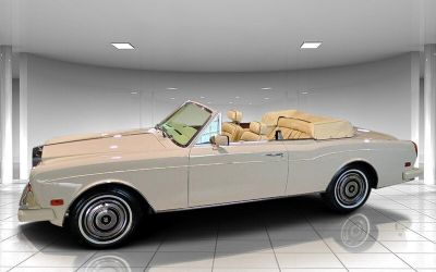 1986 Rolls-Royce Corniche II One Owner Convertible