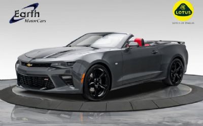 2017 Chevrolet Camaro SS 1SS Red Leather Seat Covers 20 Black Wheels