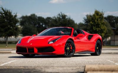 2017 Ferrari 488 Spider Loaded - PPF Shields Carbon Trim Diamond Stitch Seats