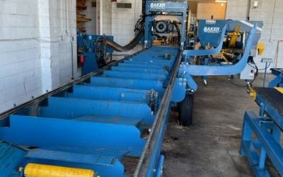 Photo of a 2007 Baker Blue Streak Model 3630E Band SAW Mill for sale