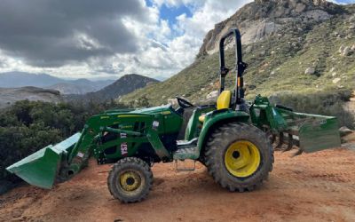 Photo of a 2023 John Deere 3038E Tractor With Loader And Box Blade for sale