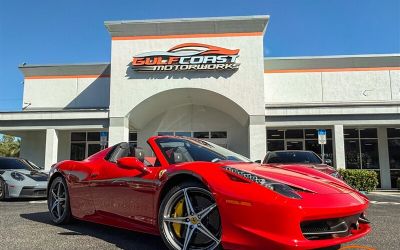 Photo of a 2015 Ferrari 458 Spider Convertible for sale