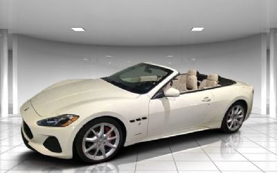 2019 Maserati Granturismo Sport Convertible