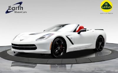 2014 Chevrolet Corvette Stingray Z51 3LT Performance Exhaust GT Bucket Seats