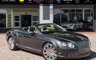 2014 Bentley Continental GT Speed 