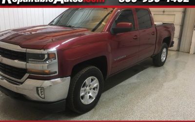 Photo of a 2018 Chevrolet Silverado 1500 LT Crew Cab 4WD Repairable Rear Damage for sale