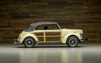 Photo of a 1970 Volkswagen Beetle Custom 'woodie' Convertible for sale