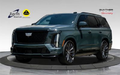 Photo of a 2025 Cadillac Escalade V-Series Rare Aegean Stone Exterior Jet Black Leather for sale