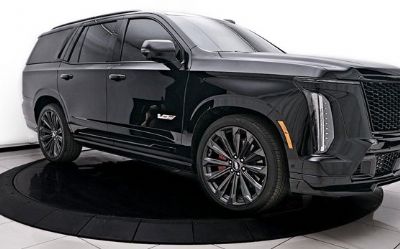 Photo of a 2025 Cadillac Escalade V-Series Black Raven Jet Black Leather 24 Satin Graphite W for sale
