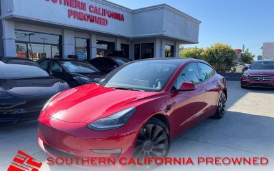 2022 Tesla Model 3 Performance Sedan