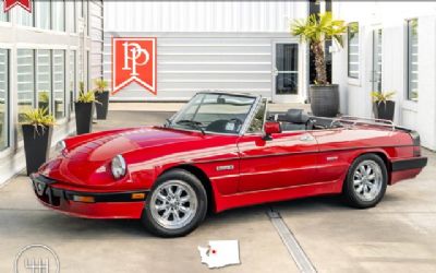 Photo of a 1989 Alfa Romeo Spider Quadrifoglio for sale