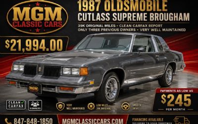 1987 Oldsmobile Cutlass Supreme 