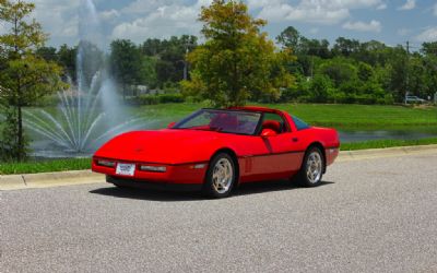 1990 Chevrolet Corvette ZR-1 24,943 Original Miles, Bright Red On Red, 6-Speed Manual