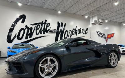 Photo of a 2021 Chevrolet Corvette Conv Premium, Shadow Gray/Red Mulan, CF Wheels 59K Convertible for sale