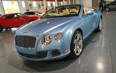 Photo of a 2013 Bentley Continental GTC Convertible for sale