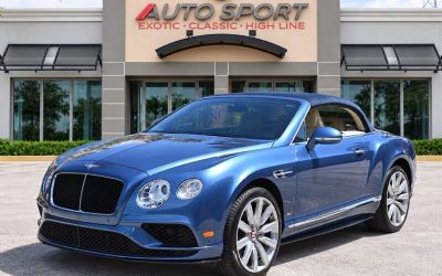 2017 Bentley Continental GT V8 S Convertible