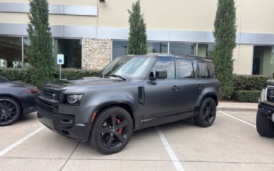 Photo of a 2024 Land Rover Defender 110 X Satin Protective Film Extended Black Exterior Pack for sale