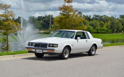 Photo of a 1986 Buick T-TYPE Turbocharged 3.8L, Low Miles, White for sale