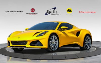 2025 Lotus Emira V6 Rare Hethel Yellow ICE Grey Leather Premium Audio