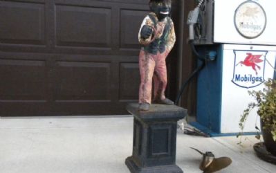 Photo of a Cast Iron Lawn Jockey for sale