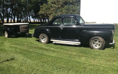 1941 Ford Coupe With Trailer