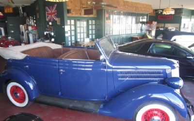 1936 Ford Deluxe 4 Door Convertible