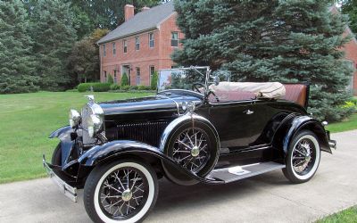 Photo of a 1931 Ford Model A Deluxe Roadster Convertible With Dual Sidemounts for sale