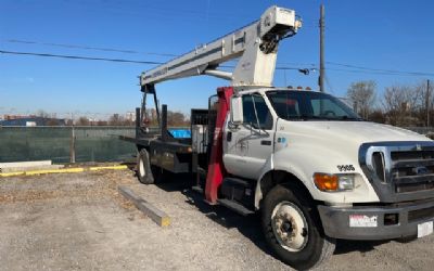 Photo of a 2005 Ford F750 Crane Truck for sale