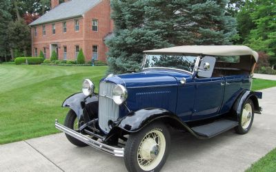 Photo of a 1932 Ford Model 18 V-8 Deluxe Phaeton Convertible for sale