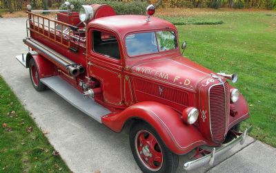 Photo of a 1937 Ford Darley Champion Fire Engine for sale