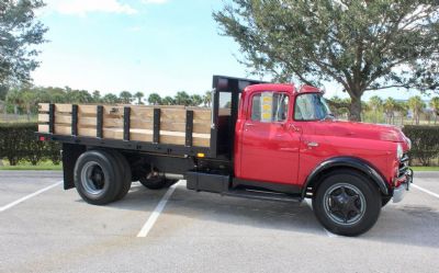 Photo of a 1956 Dodge C3-R8 Two-Ton Flatbed Stake TR 1956 Dodge C3-R8 Two-Ton Flatbed Stake Truck JOB Rated R for sale