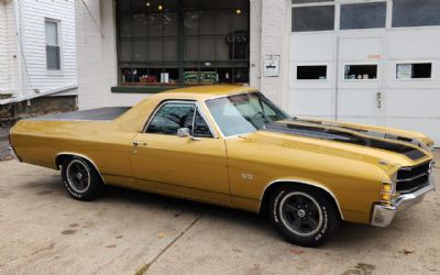 1971 Chevrolet El Camino SS 350, Auto, PS, PB, A/C, Buckets, Console, Nice