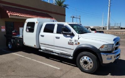 2016 RAM 5500 Flatbed Truck With Sleeper W/ Trailer