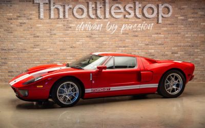 Photo of a 2006 Ford GT (mark IV Red) W/ White for sale