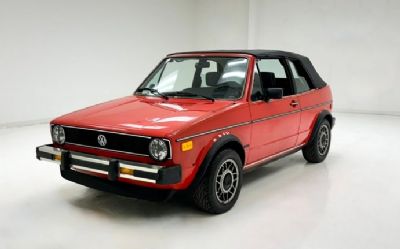 1985 Volkswagen Golf Cabriolet 