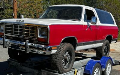 Photo of a 1984 Dodge Ramcharger Special Edition for sale