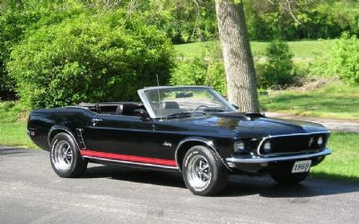 Photo of a 1969 Ford Mustang Triple Black V8 Convertible for sale