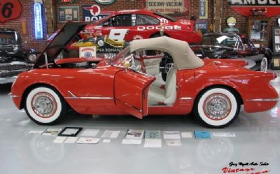 Photo of a 1955 Chevrolet Corvette #412 Gypsy Red Top Flight 100 PT. for sale