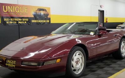 1993 Chevrolet Corvette 40TH Anniversary Conv 1993 Chevrolet Corvette 40TH Anniversary Convertible