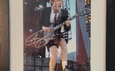 Photo of a Angus Young Autographed Print for sale