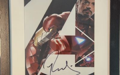  Ironman Autographed Print 