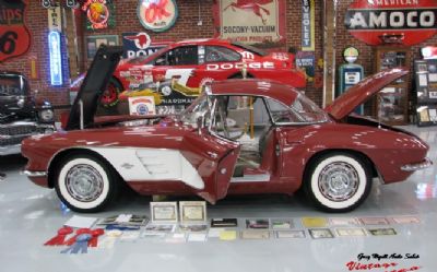 Photo of a 1961 Chevrolet Corvette Honduras Maroon, Fawn Top Flight 230HP “just In “ for sale