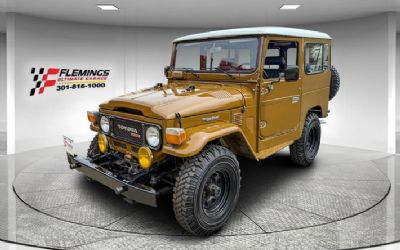 1980 Toyota Land Cruiser BJ40 Diesel 4X4 
